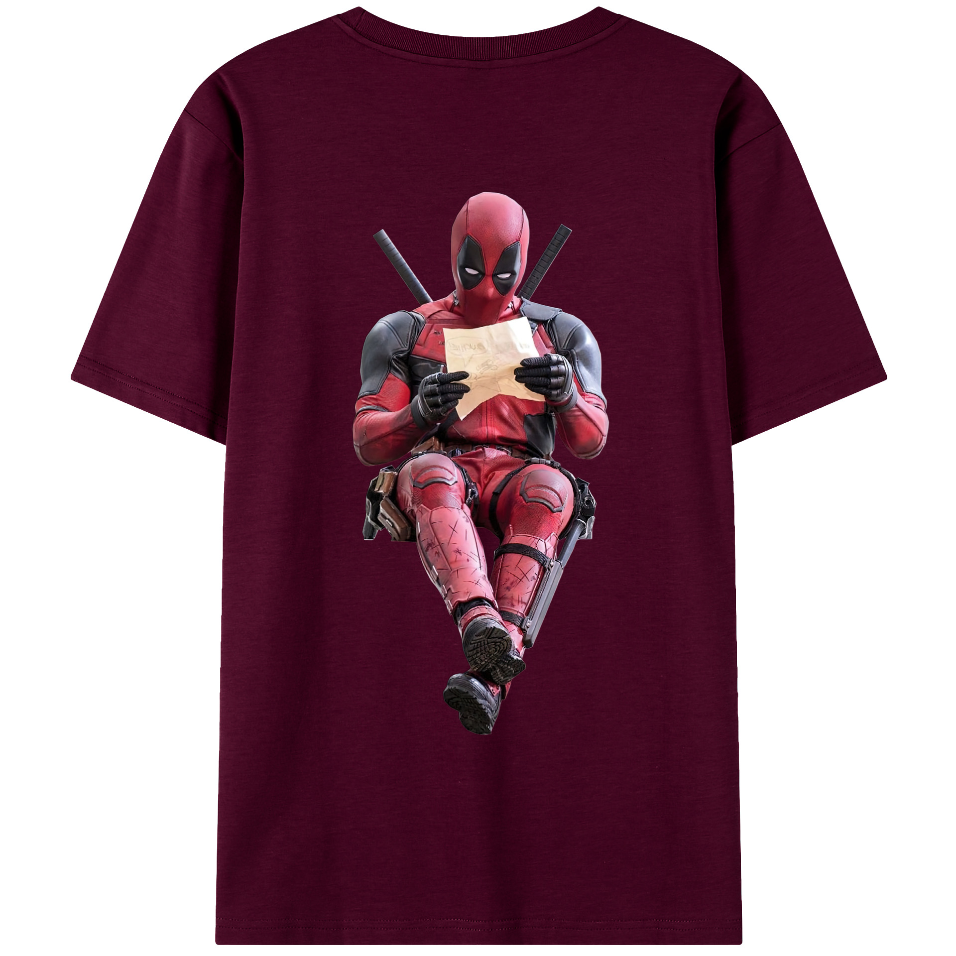 （画像用） Deadpool デッドプール レディース半袖Tシャツ(バックプリント)